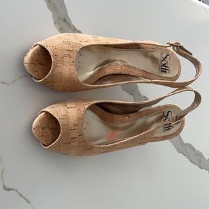 Cute cork pumps -